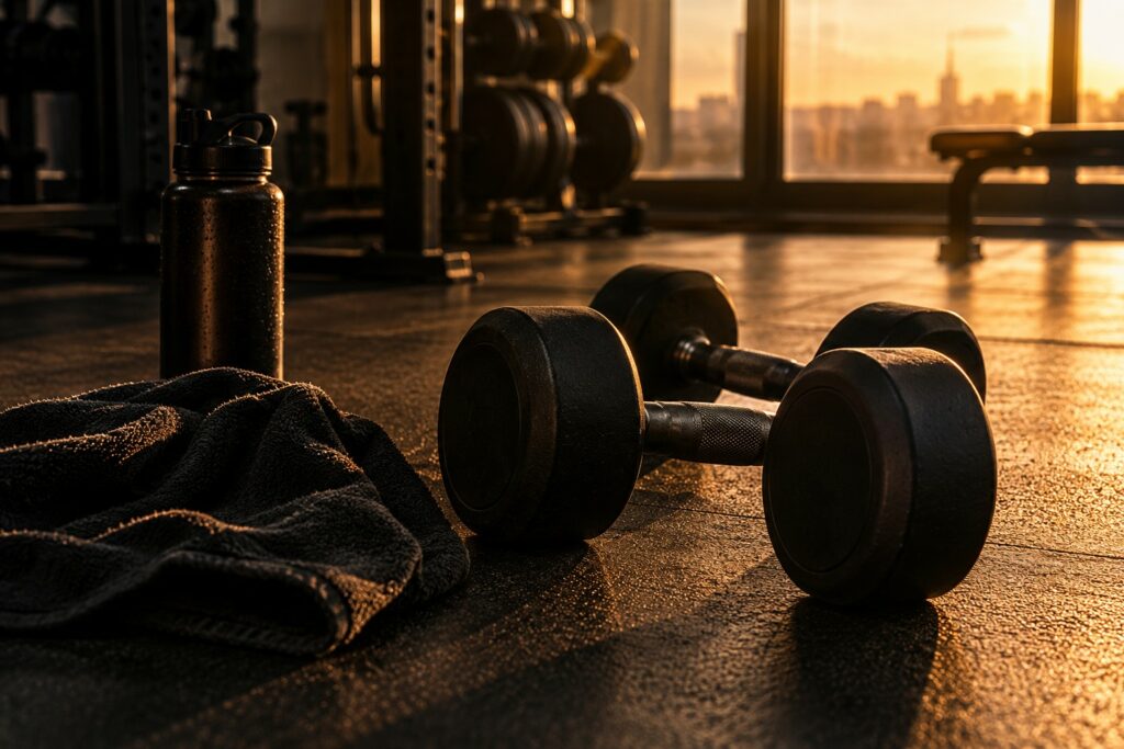 Mancuernas y material de entrenamiento